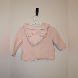 Baby GAP Soft Pink Kids Knit Jacket Size 6-12 Months